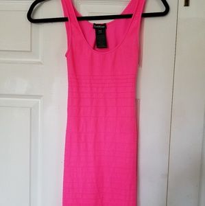 S hot pink bebe spandex dress